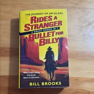 📚2/$6  Rides of a Stranger & A Bullet for Billy The Journey of Jim Glass Series